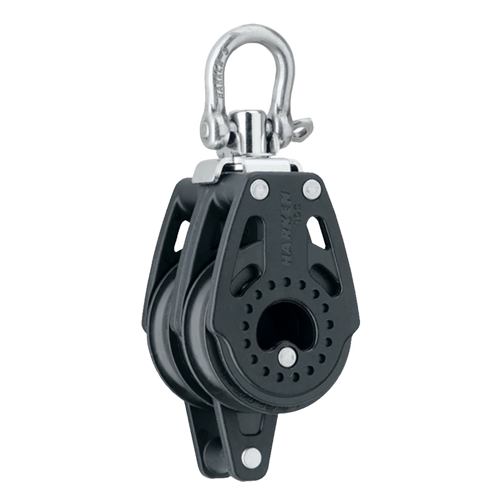 Harken 40mm Carbo Dble/Swiv/Bkt