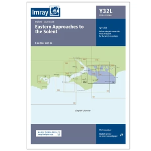 Imray Y32 Laminated Eastern Approach to the Solent 
