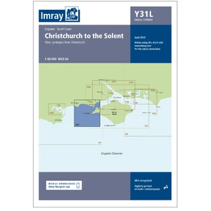 Imray Y31 Laminated Christchurch to the Solent 