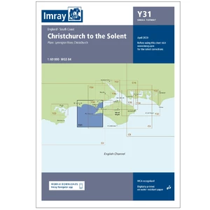 Imray Y31 Christchurch to Solent Chart (Replaces 2200-2) 