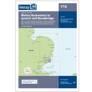 Imray Y16 Walton Backwaters to Ipswich and Woodbridge 