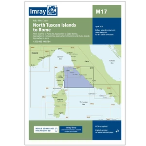 Imray M17 North Tuscan Islands to Rome 