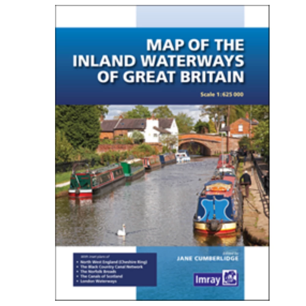 Imray Map of the Inland Waterways of Great Britain
