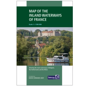Imray Map of the Inland Waterways of France 