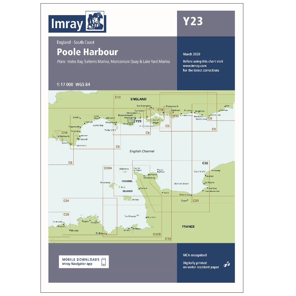Imray Y23 Poole Harbour 