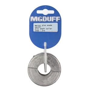M G Duff ZSC25T Thin Wall Shaft Anode 25mm - Zinc