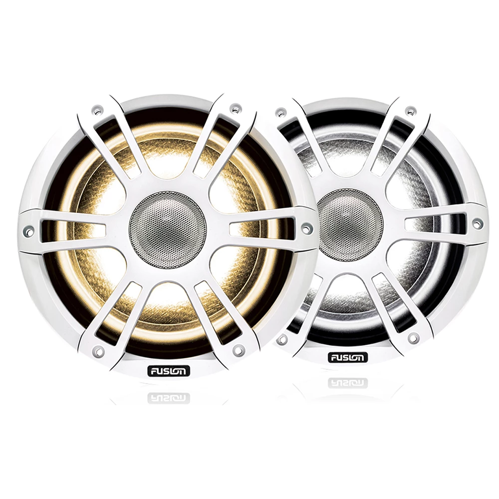 Fusion Signature Series 3 Sports White CRGBW LED Marine Speakers