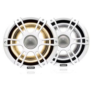 Signature Series 3 Sports White CRGBW LED Marine Speakers 