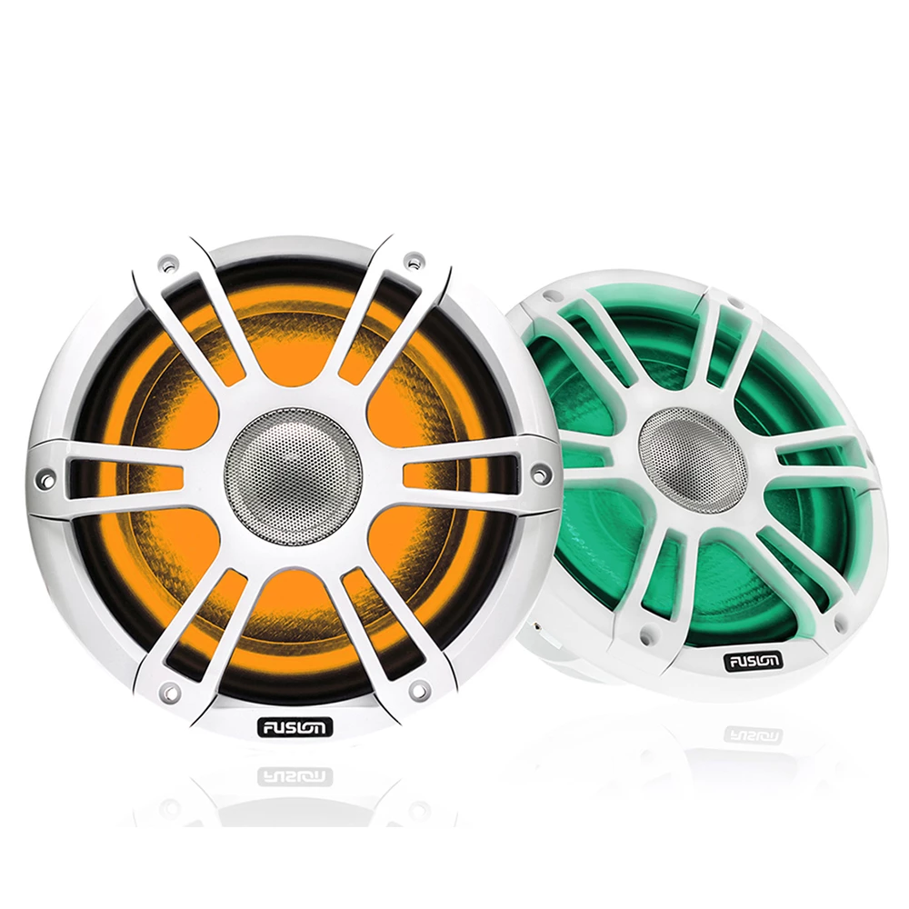 Signature Series 3 Sports White CRGBW LED Marine Speakers