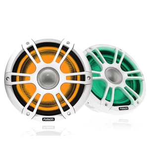 Fusion Signature Series 3 Sports White CRGBW LED Marine Speakers