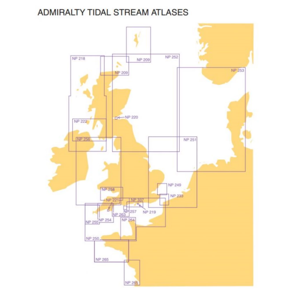 Tidal Stream Atlas NP250 - The English Channel
