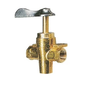 Force 4 Fuel Tank Selection Valve 3-Way Brass 1/4'' NPT Female 