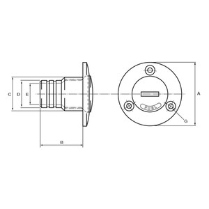 Aluminium Slot Key Deck Filler 40mm