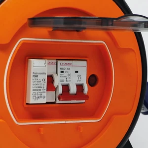 Maypole 15m Roller Mobile Mains Power Unit With LED Light 