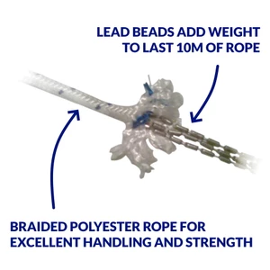 Force 4 Leaded Anchor Line 30m 