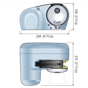 GP2 Genius 2000 Windlass 800W 12V 8mm
