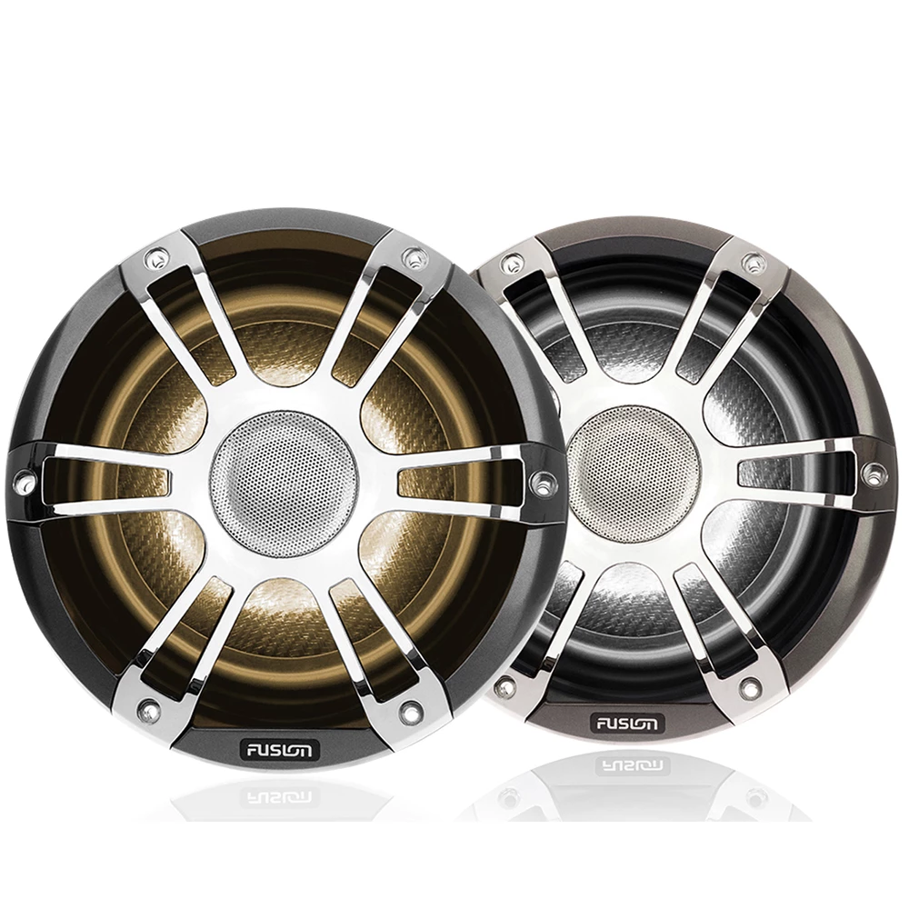 Fusion Signature Series 3 Sports Chrome CRGBW LED Marine Speakers