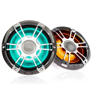 Fusion Signature Series 3 Sports Chrome CRGBW LED Marine Speakers