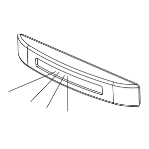 Osculati Stainless Steel 3 LED Courtesy Light - Blue Front 