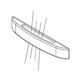 Osculati Stainless Steel 3 LED Courtesy Light - Blue Up+Down 