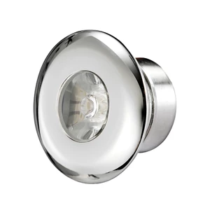Osculati Stainless Steel LED Round Courtesy Light - Blue