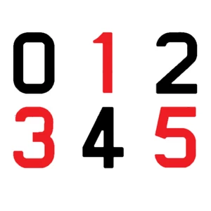 bainbridge Sail Numbers - 300mm 