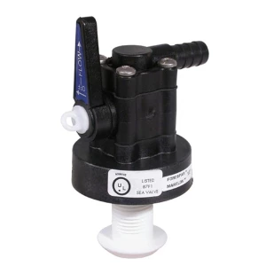 Forespar Marelon Plastic Seacock 1 1/4”  90 Deg Hose Tail 