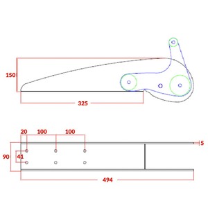 Stainless Steel Hinged Bow Roller