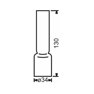 Force 4 Lamp Glass Chimney (Inner) For Globe Lamp 