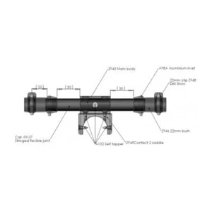 Seasure Contact 2 Tiller Extension Joint