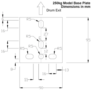 Maypole Trailer Winch With Strap and Hook 