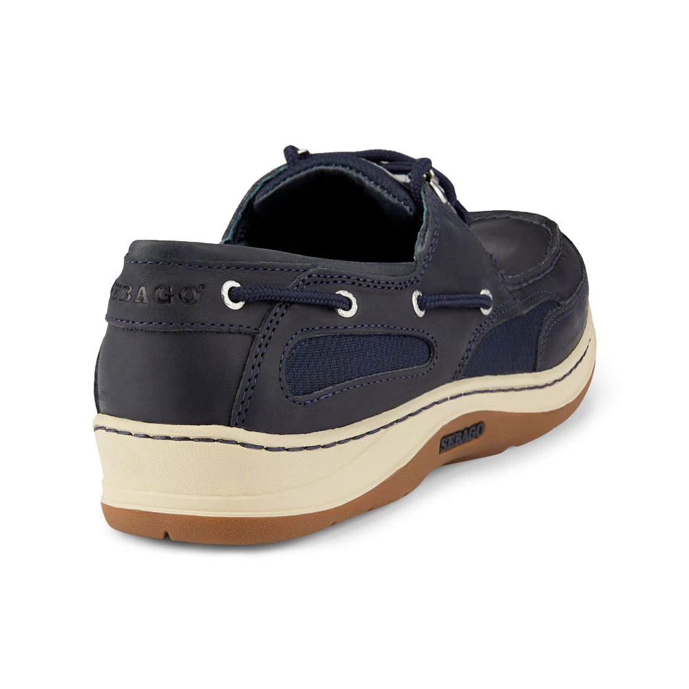 Men's Clovehitch Leather Boat Shoe - Navy UK