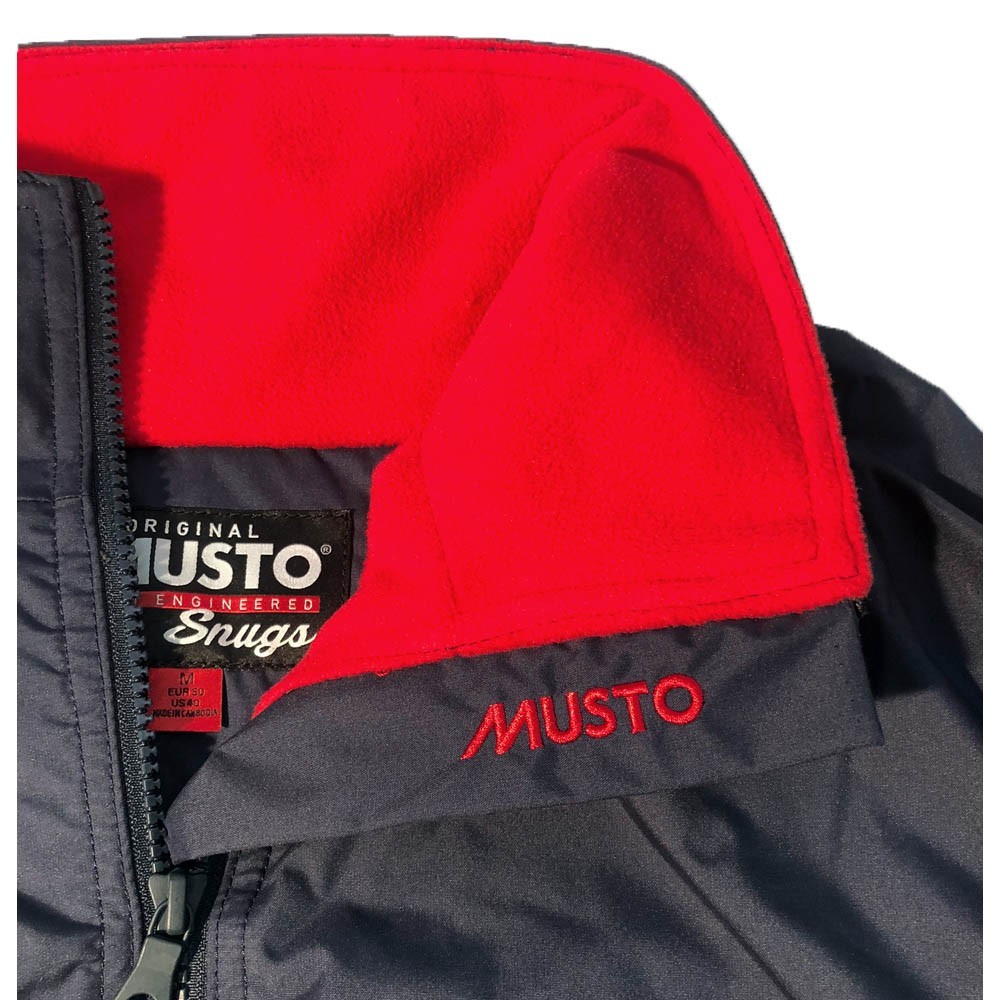 Snug Blouson Jacket Navy-Red