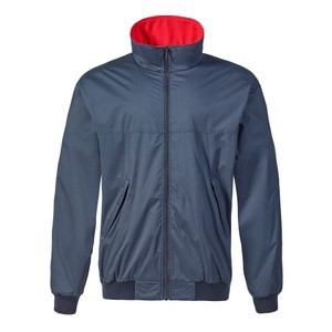 Snug Blouson Jacket Navy-Red