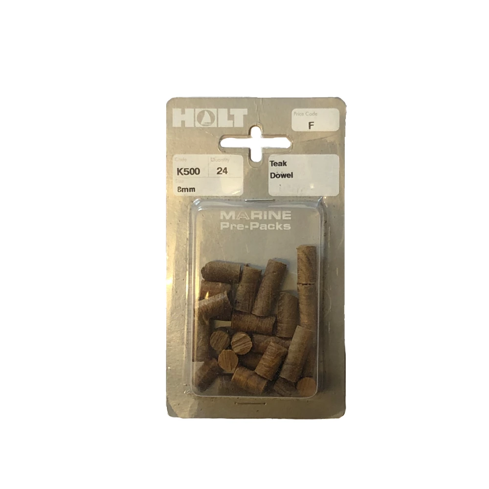 Holt Marine Pre-Packs Teak Dowels 8mm (24pk) 