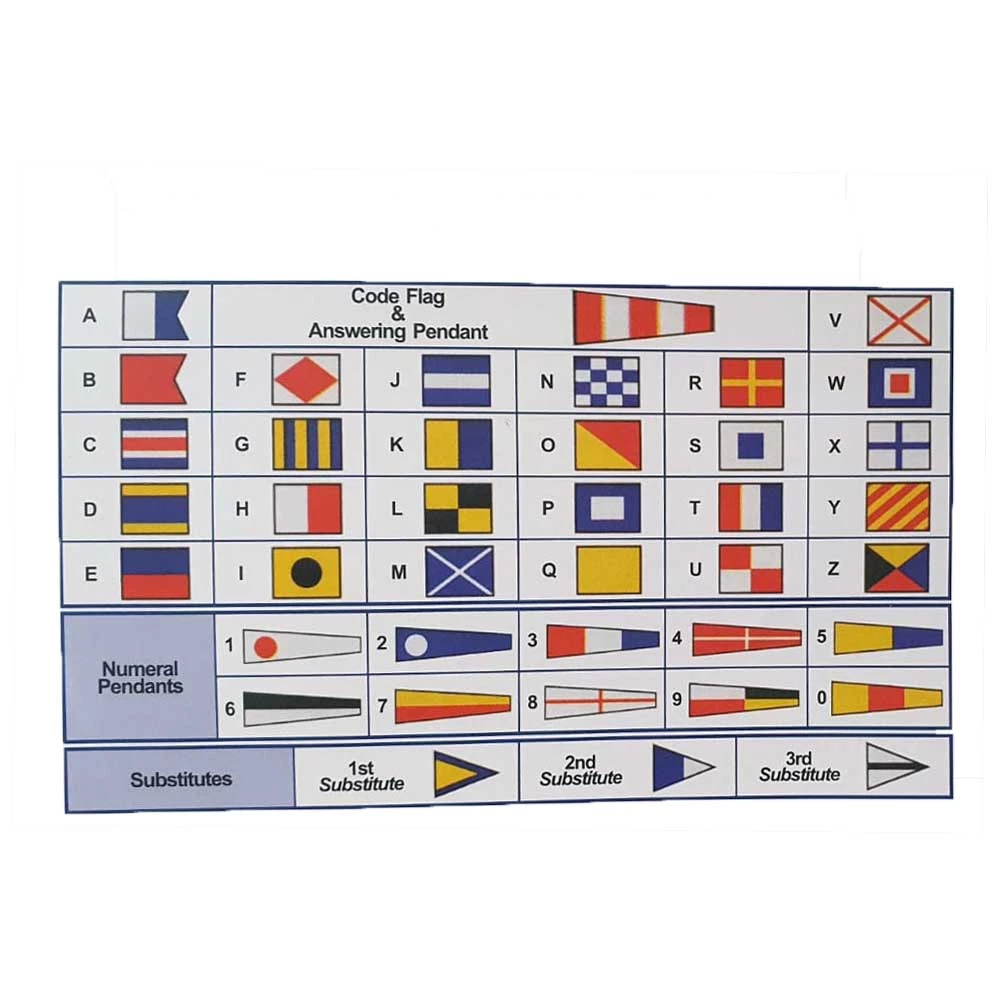 Code Flag Set - 53cm