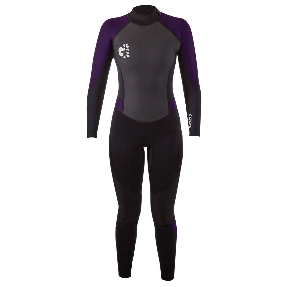 Women's G-Force Steamer 3:2 Wetsuit - Black/Mulberry