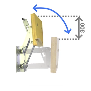 Force 4 Aluminium Outboard Motor Bracket - up to 10hp 25kg 