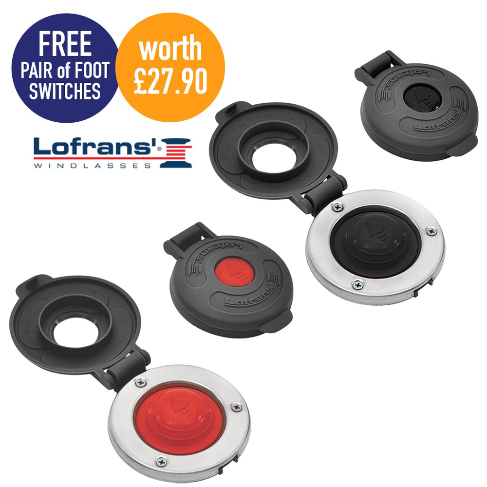 X2 Low Profile 8mm Vertical Windlass - Chrome 12V 1000W