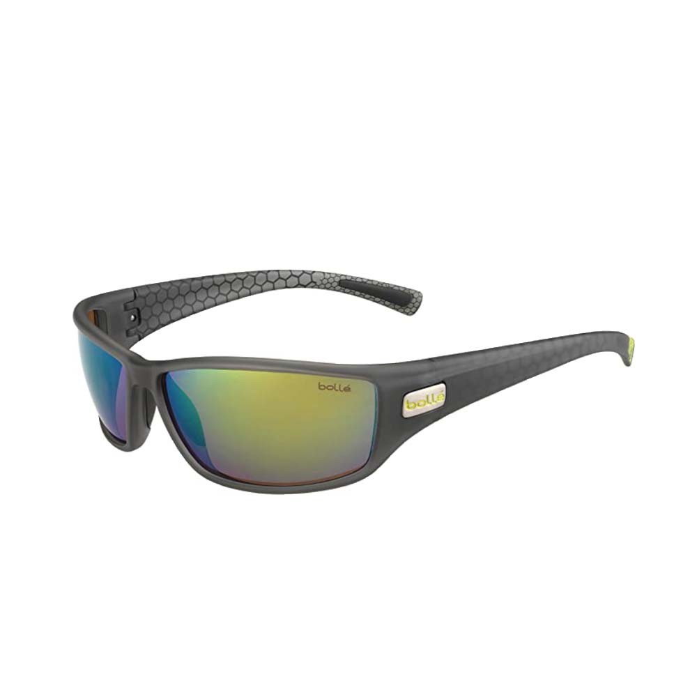 Python Matte Smoke/Green - Polarized Brown Emerald oleo AF Sunglasses