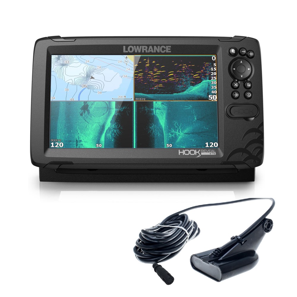 Hook Reveal 9 50_200 HDI Chartplotter Fishfinder Combo