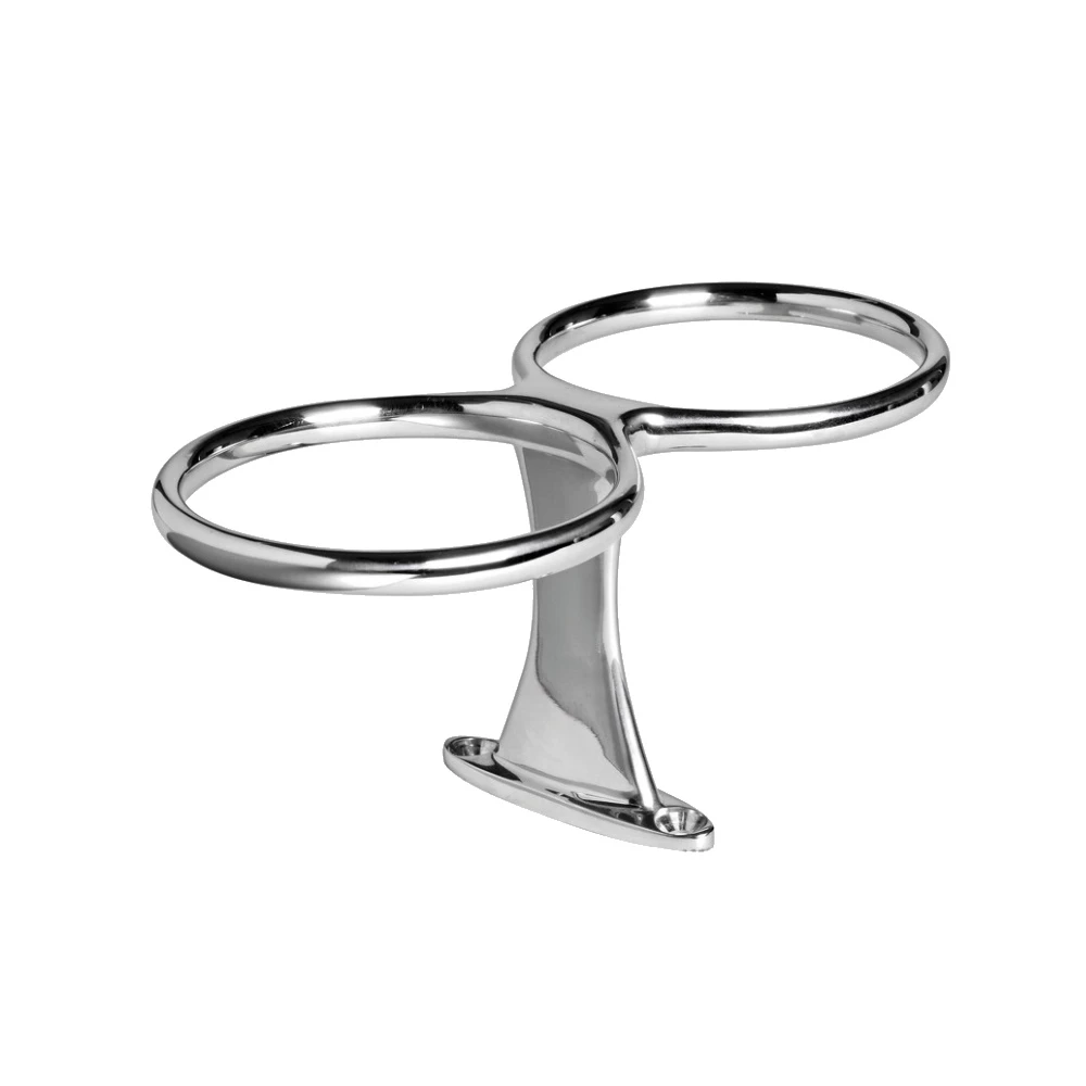 Force 4 Bottle & Can Holder Stainless Steel - Screw Fixing 