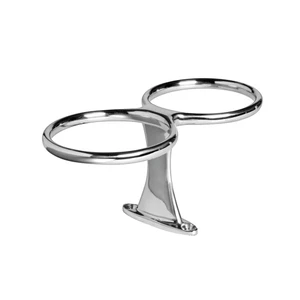 Force 4 Bottle & Can Holder Stainless Steel - Screw Fixing 