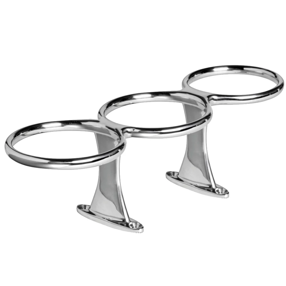 Force 4 Bottle & Can Holder Stainless Steel - Screw Fixing 