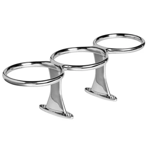 Force 4 Bottle & Can Holder Stainless Steel - Screw Fixing 