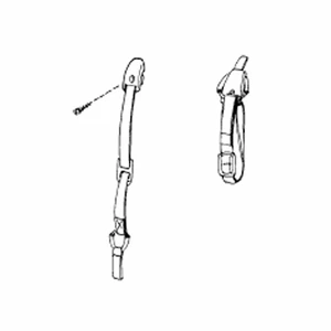 Blue Performance Rope Clips (Pair) 