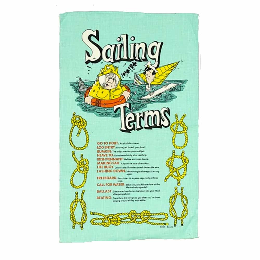 Nauticalia Galley Cloth - Sailing Terms 