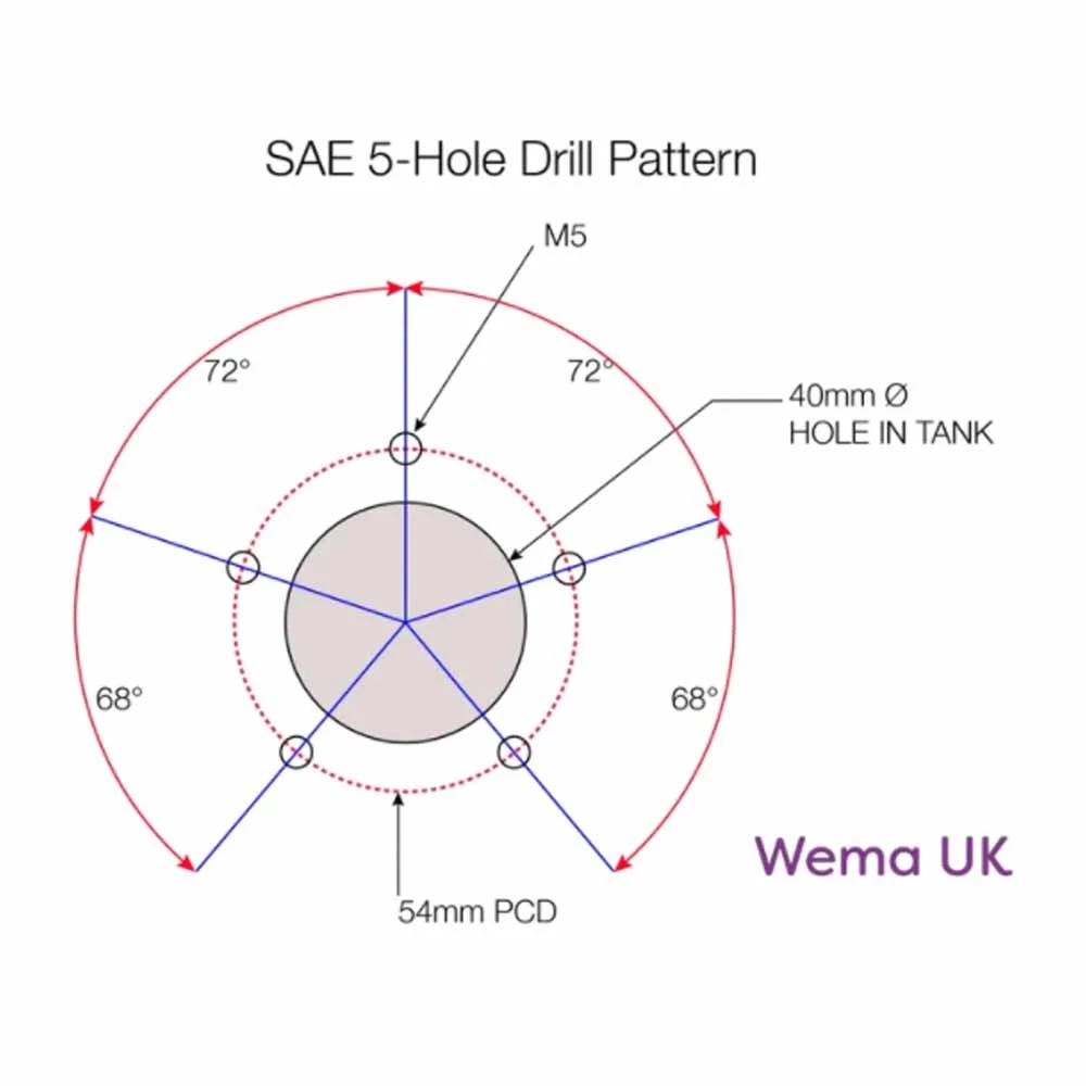 Fuel Sender S5 45cm European