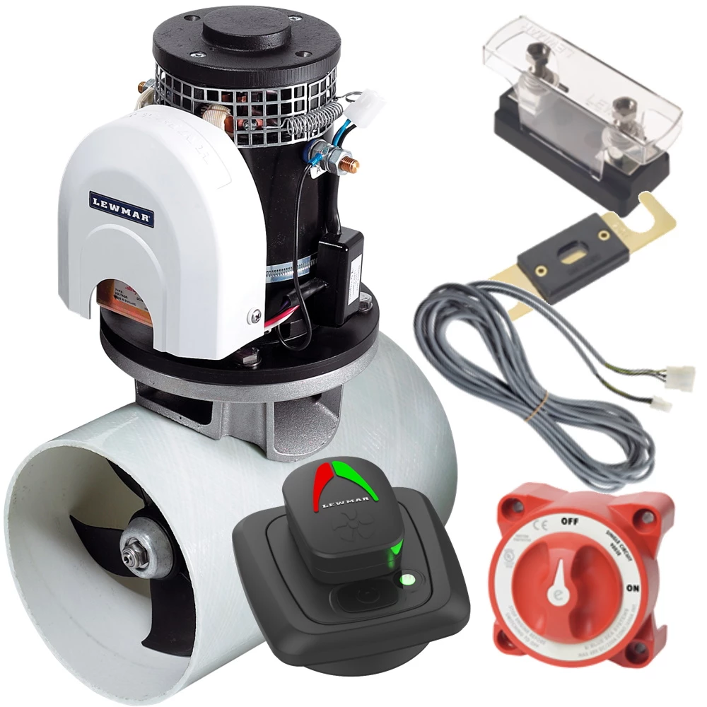 Lewmar 185TT Gen 2 Bow Thruster Kit with Pad Controller 6.0KW 