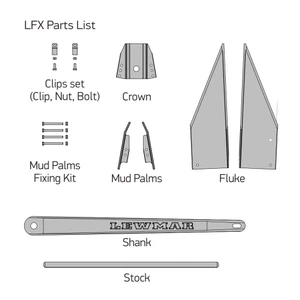 Lewmar LFX Aluminium Anchor